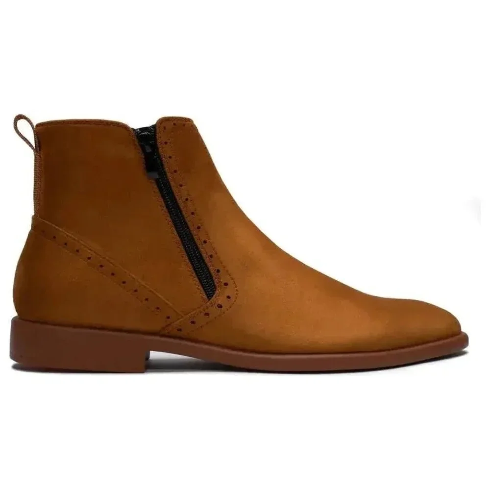 NEW TAYNO Men's Size 9 Camel The Coupe Chelsea Boots